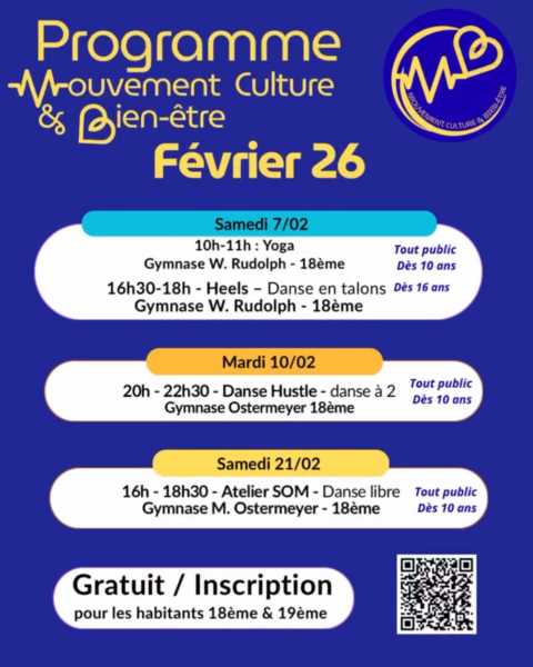 Mouvement Culture & Bien-être février 2026