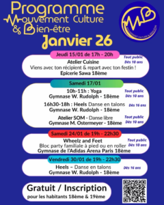 Mouvement Culture & Bien-être janvier 2026
