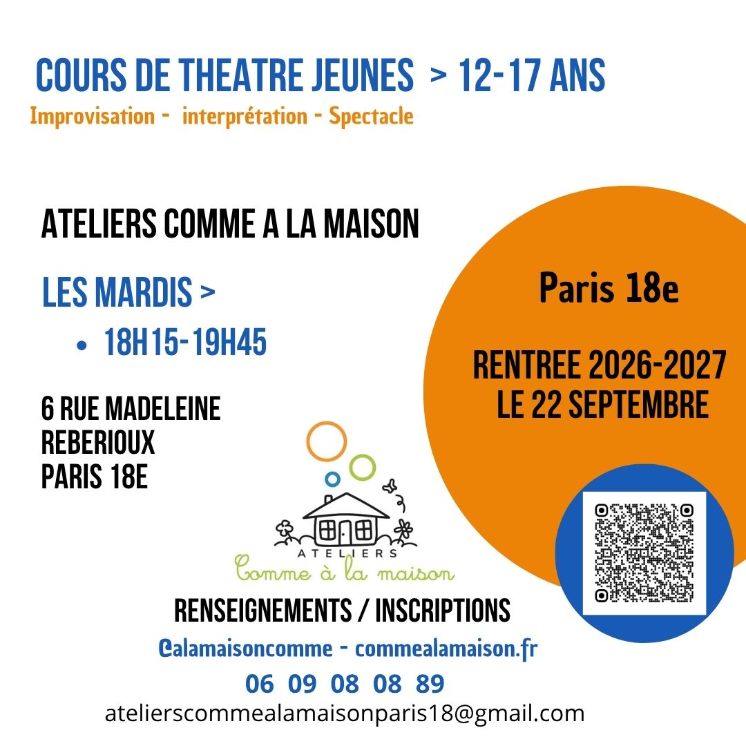Cours de théâtre jeunes