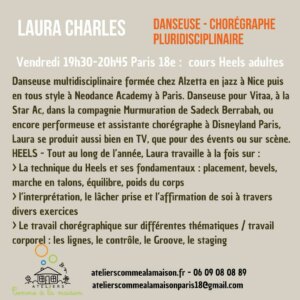 Laura Charles, danseuse et chorégraphe pluridisciplinaire