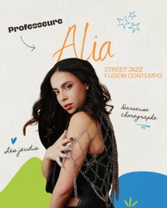 Cours avec la professeure Alia