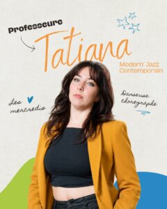 Cours de Modern Jazz & Contemporain avec Tatiana Rougeaud