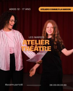 Cours de théâtre pour les ados